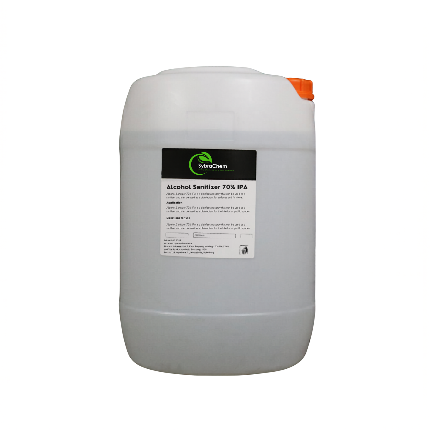 Alcohol Sanitizer 70% IPA - 25L Pail