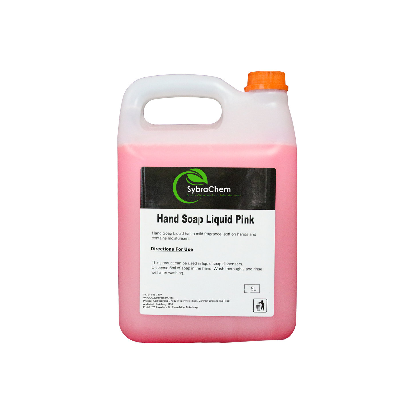 Hand Soap Liquid - Pink - 5L Bottle