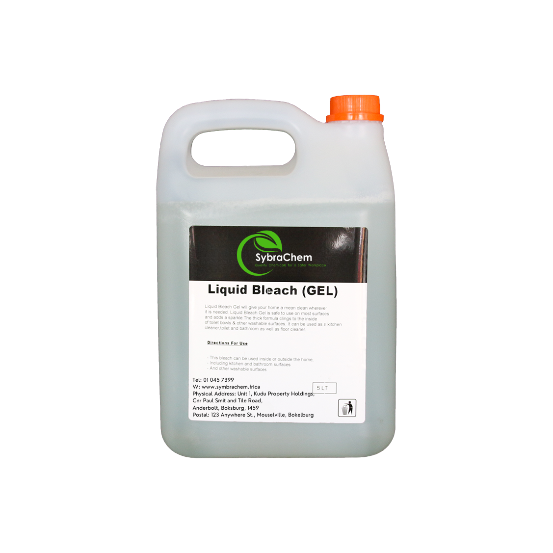 Liquid Bleach Gel - 5L Bottle