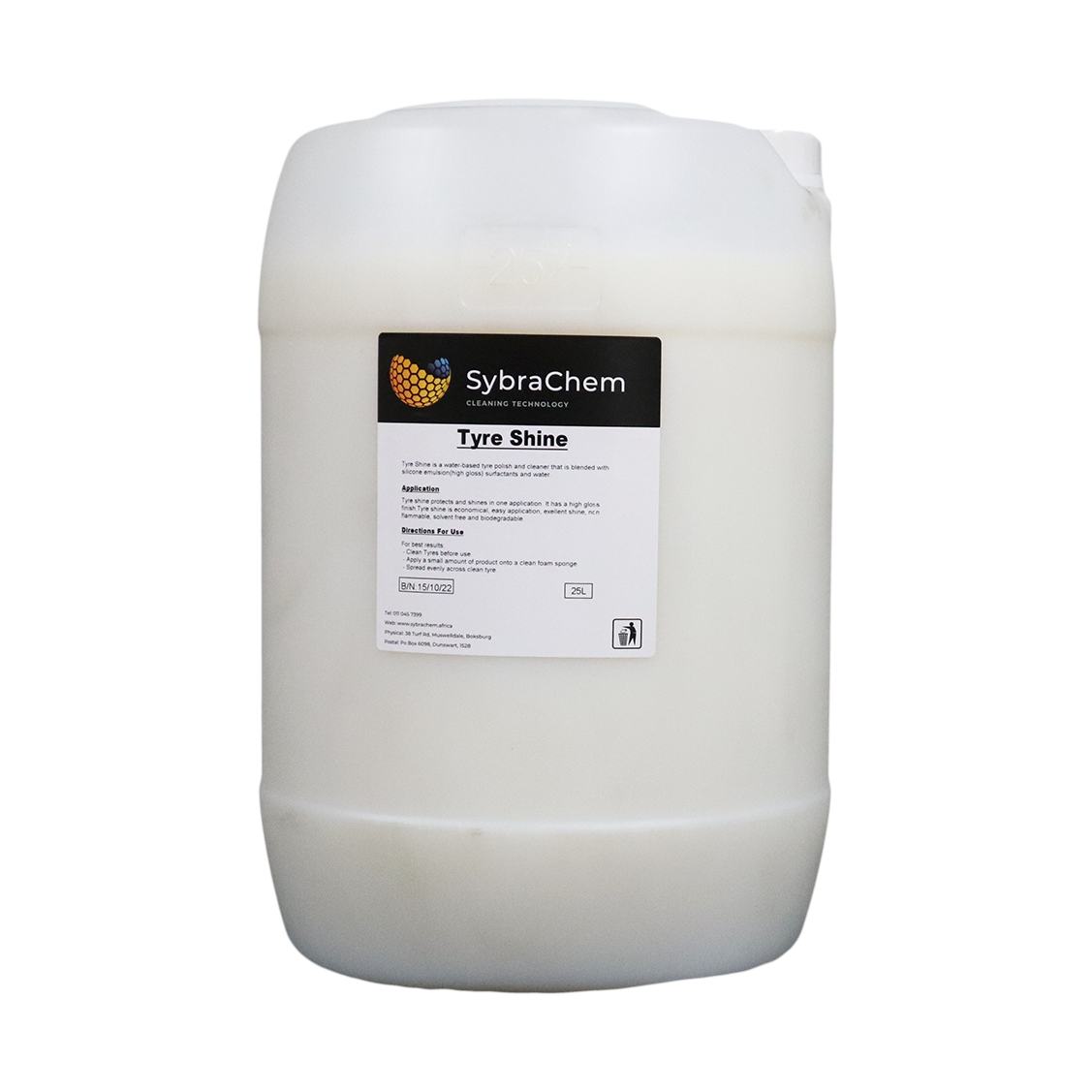 SybraChem Tyre Shine 25L