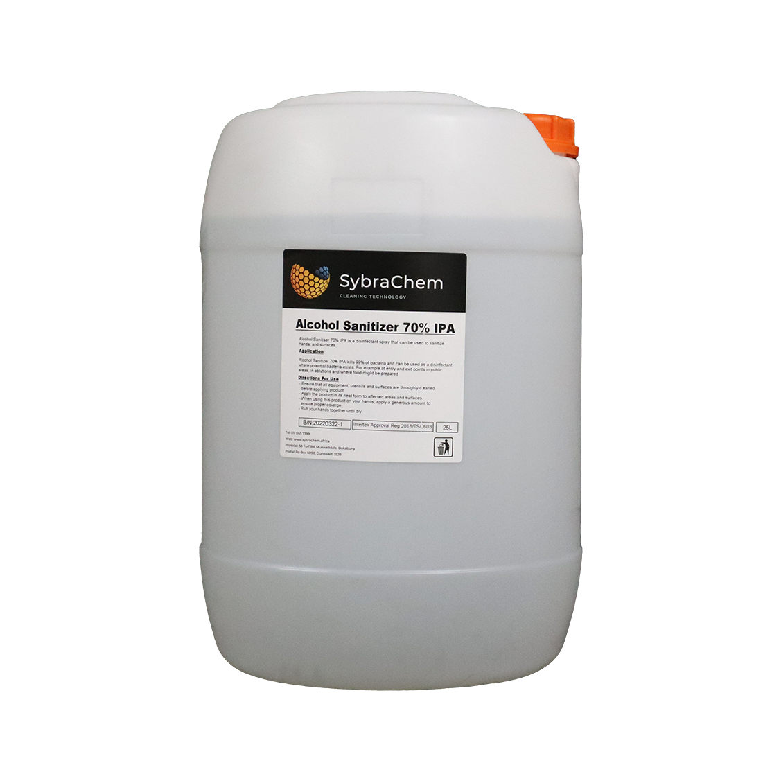 SybraChem Alcohol Sanitizer IPA 25L