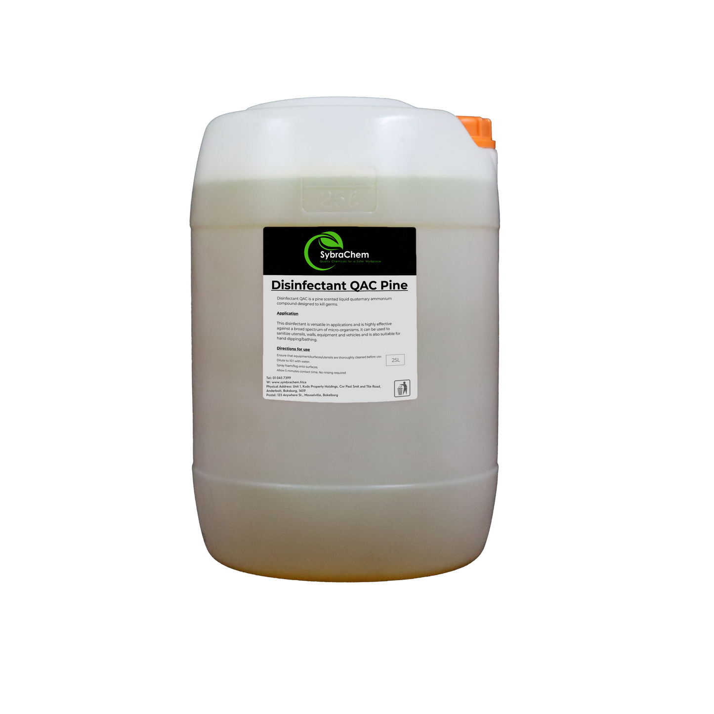 Disinfectant QAC - Pine - 25L Pail