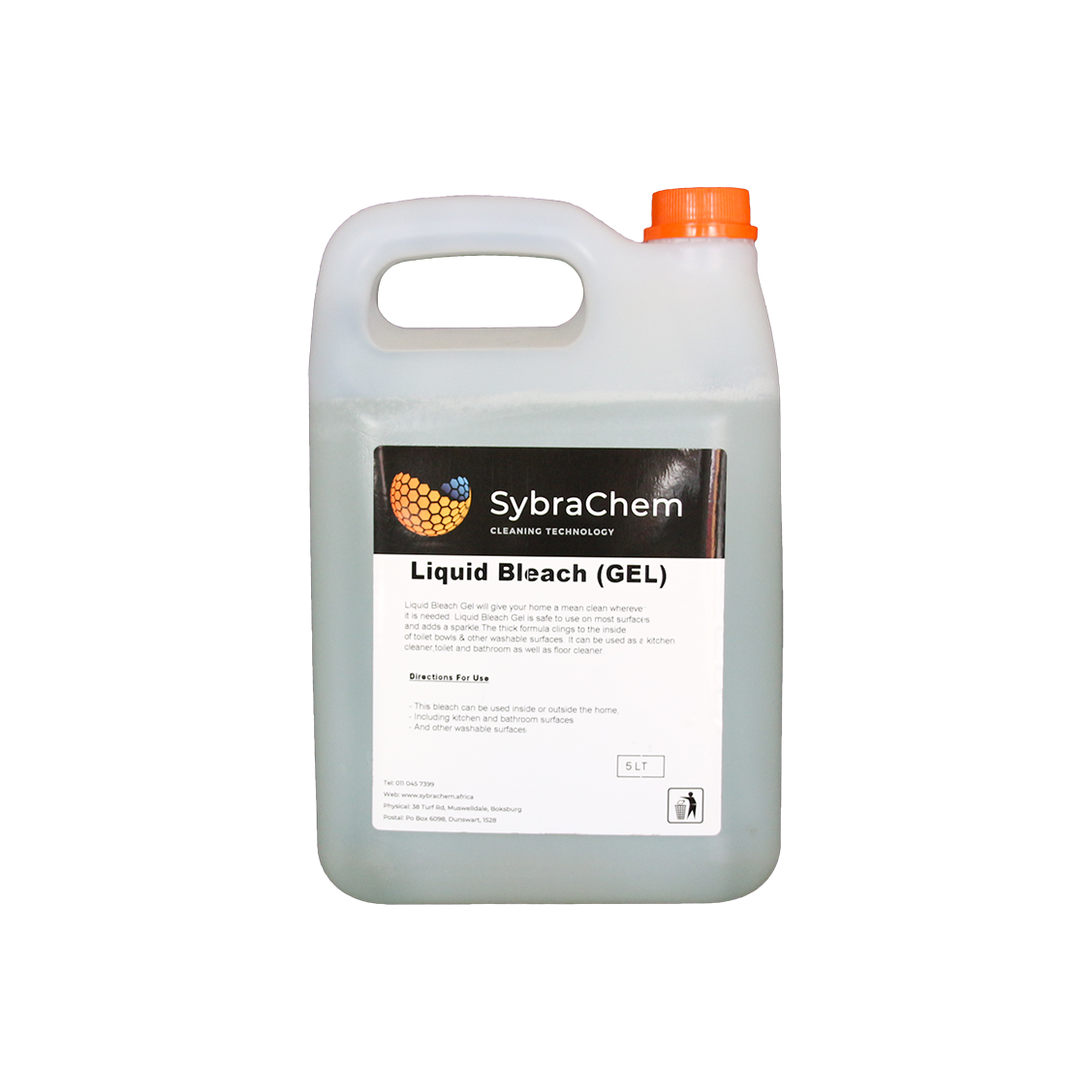 Liquid Bleach Gel - 5L Bottle – SybraChem