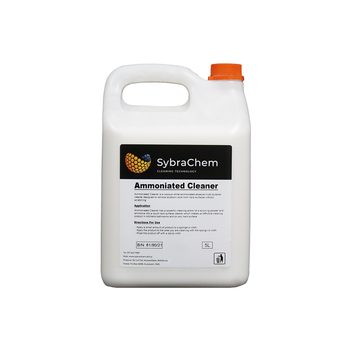 SybraChem Ammoniated Cleaner 5L