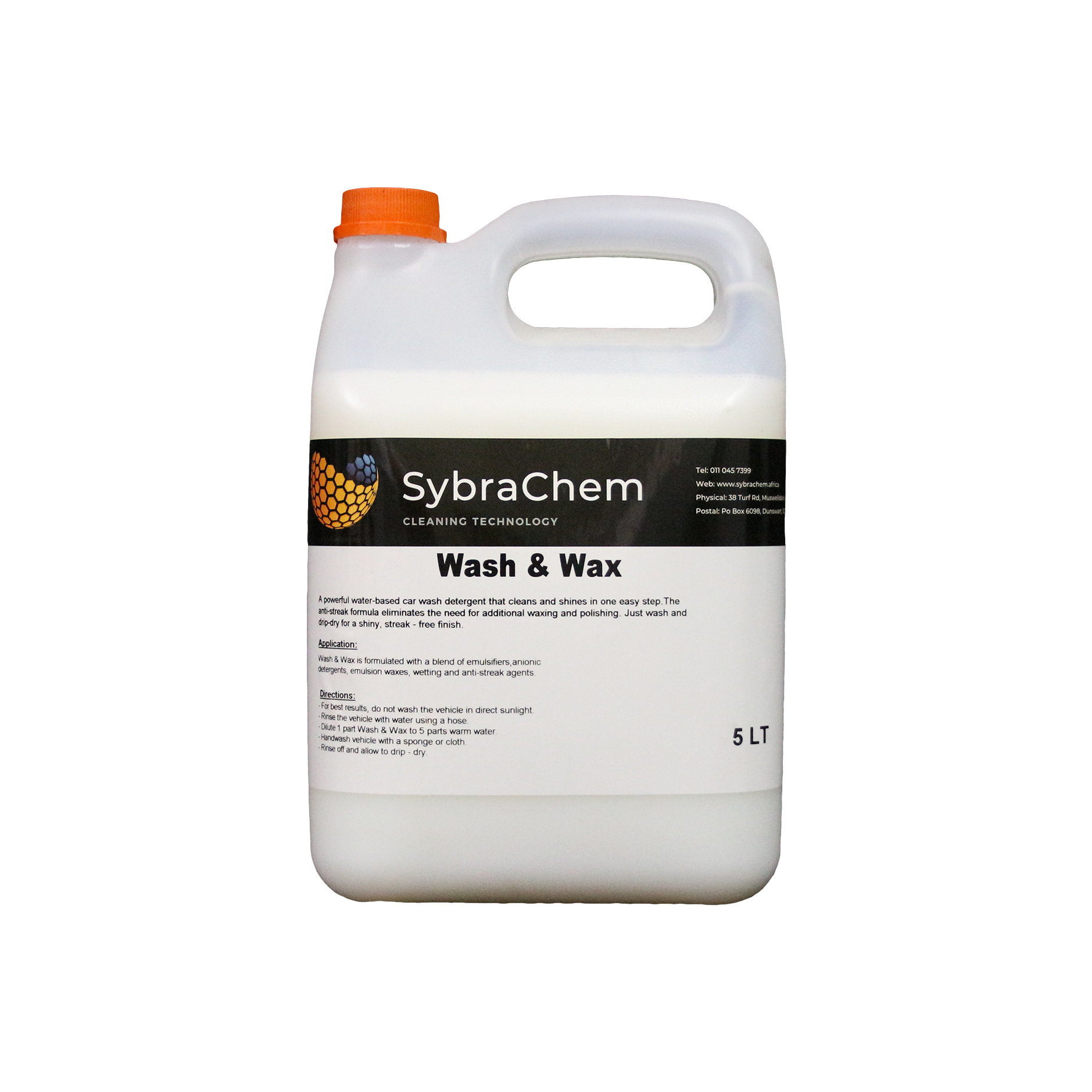 SybraChem Wash & Wax 5L